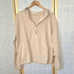 Quarter Zip Pull Over Lightweight Jacket